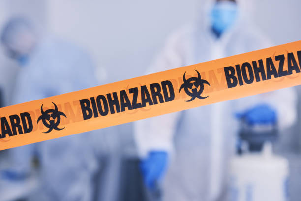 Professional Blood Cleanup technician working in Lanoka Harbor, NJ
